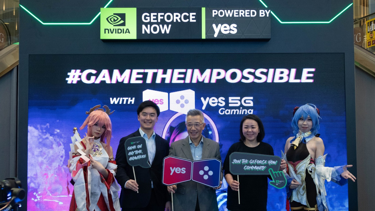 NVIDIA GeForce NOW powered by Yes
