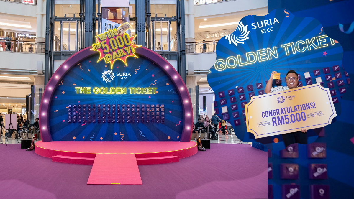 Suria KLCC 2023 Golden Ticket Campaign
