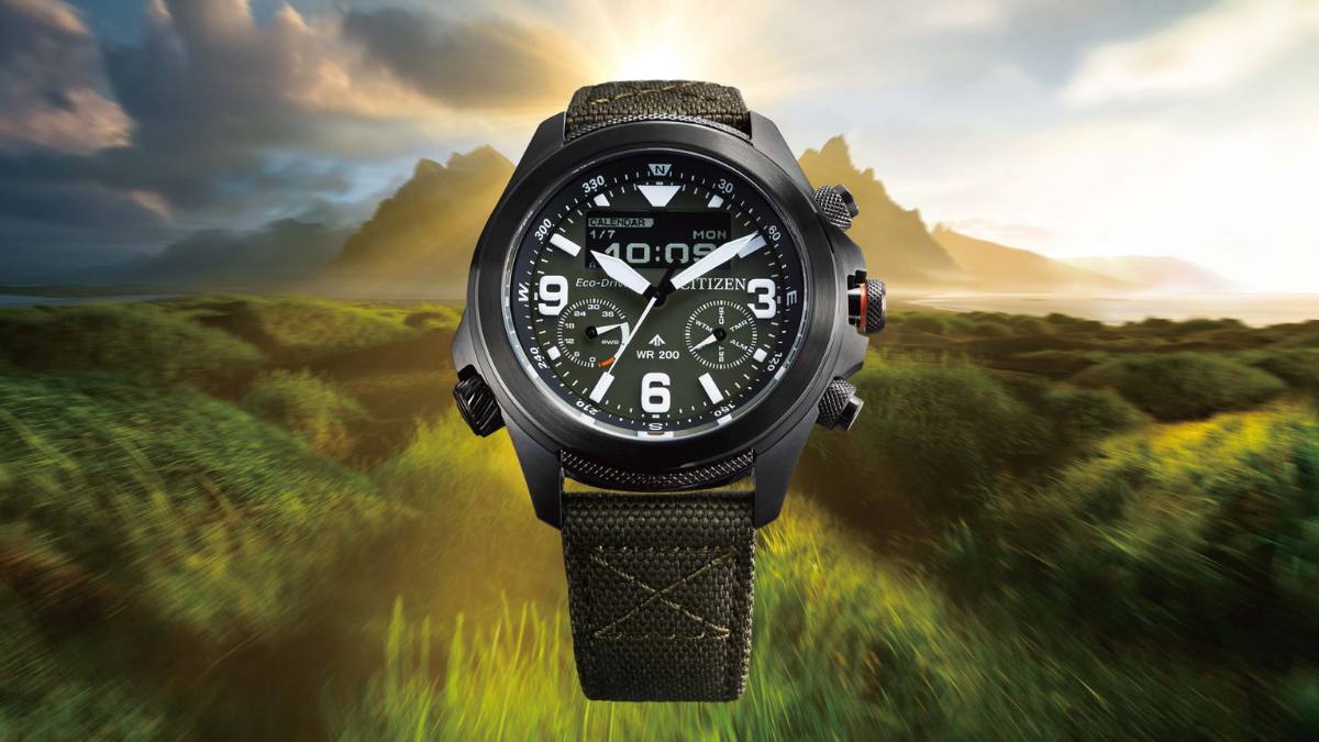 CITIZEN PROMASTER Eco-Drive combination watch