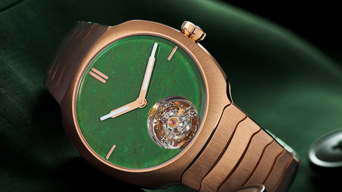 H.Moser Streamliner Tourbillon Wyoming Jade