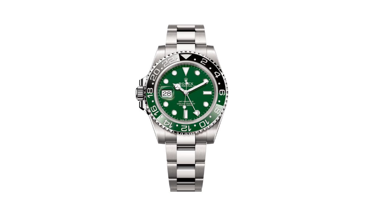 rolex Oyster Perpetual date GMT-Master II in green cerachrom dial
