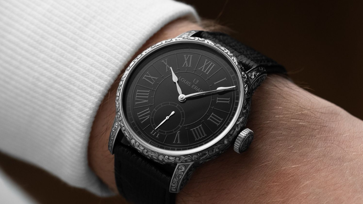Louis Erard Metiers d Art gravee main