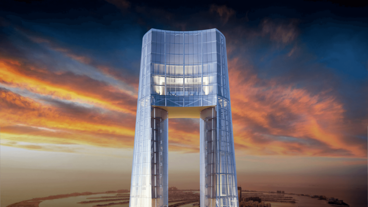 Ciel dubai Marina the worlds tallest hotel