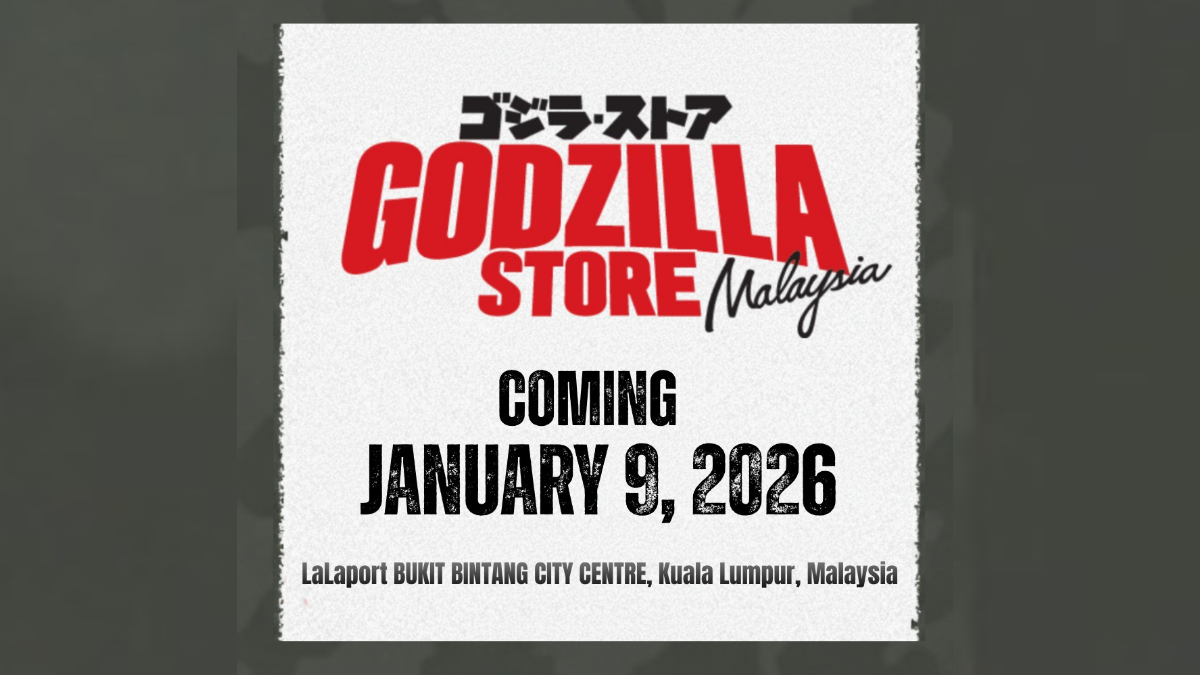 Godzilla Store Malaysia set to open in 9th January 2026 at Lalaport BBCC