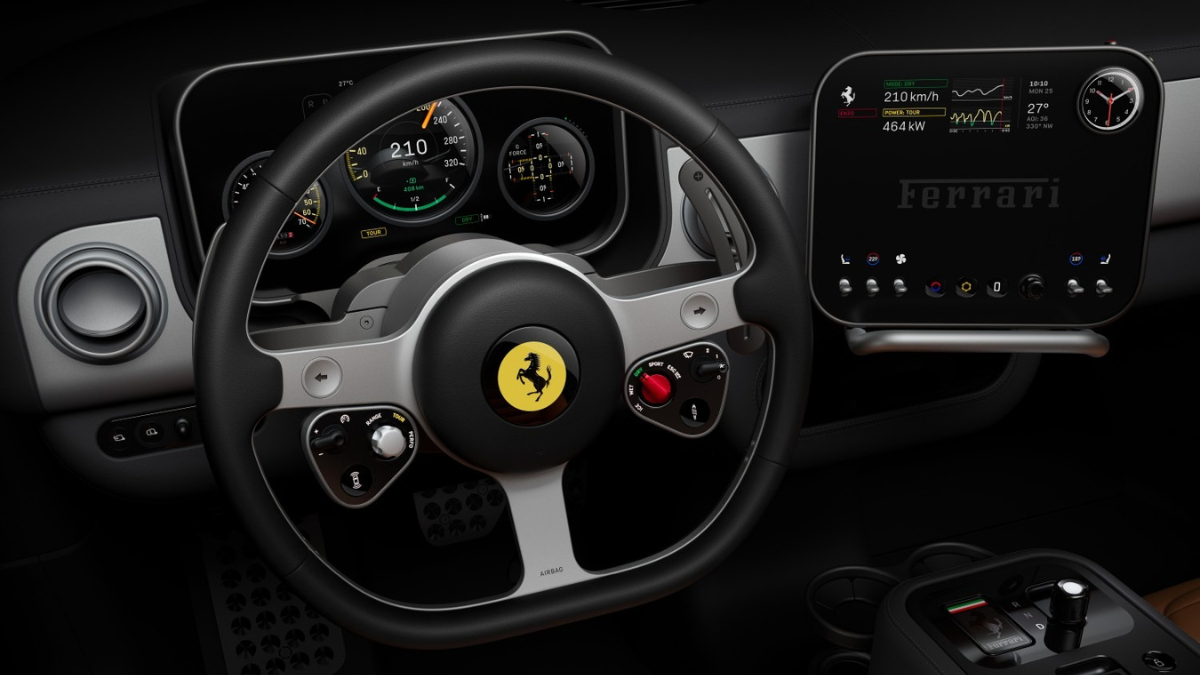 Ferrari unveil interior of new full-electric sports car Ferrari Luce