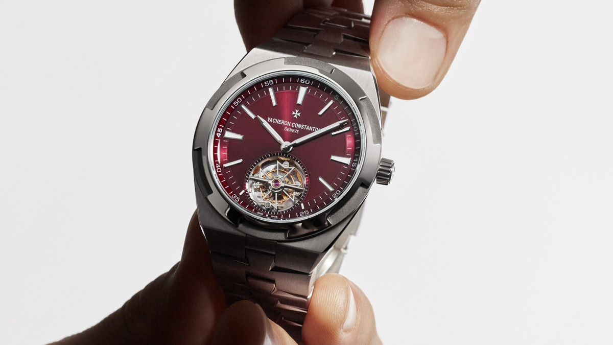 VACHERON CONSTANTIN OVERSEAS TOURBILLON A NEW AESTHETIC HIGHLIGHTED BY TITANIUM