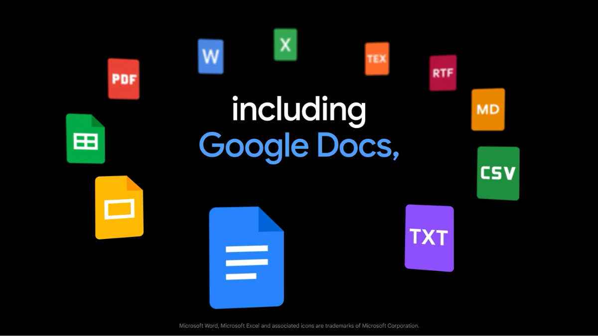 Google Gemini can now create Word Excel and LaTeX files in one tap